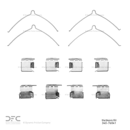 Dynamic Friction Company Disc Brake Hardware Kit 340-76041