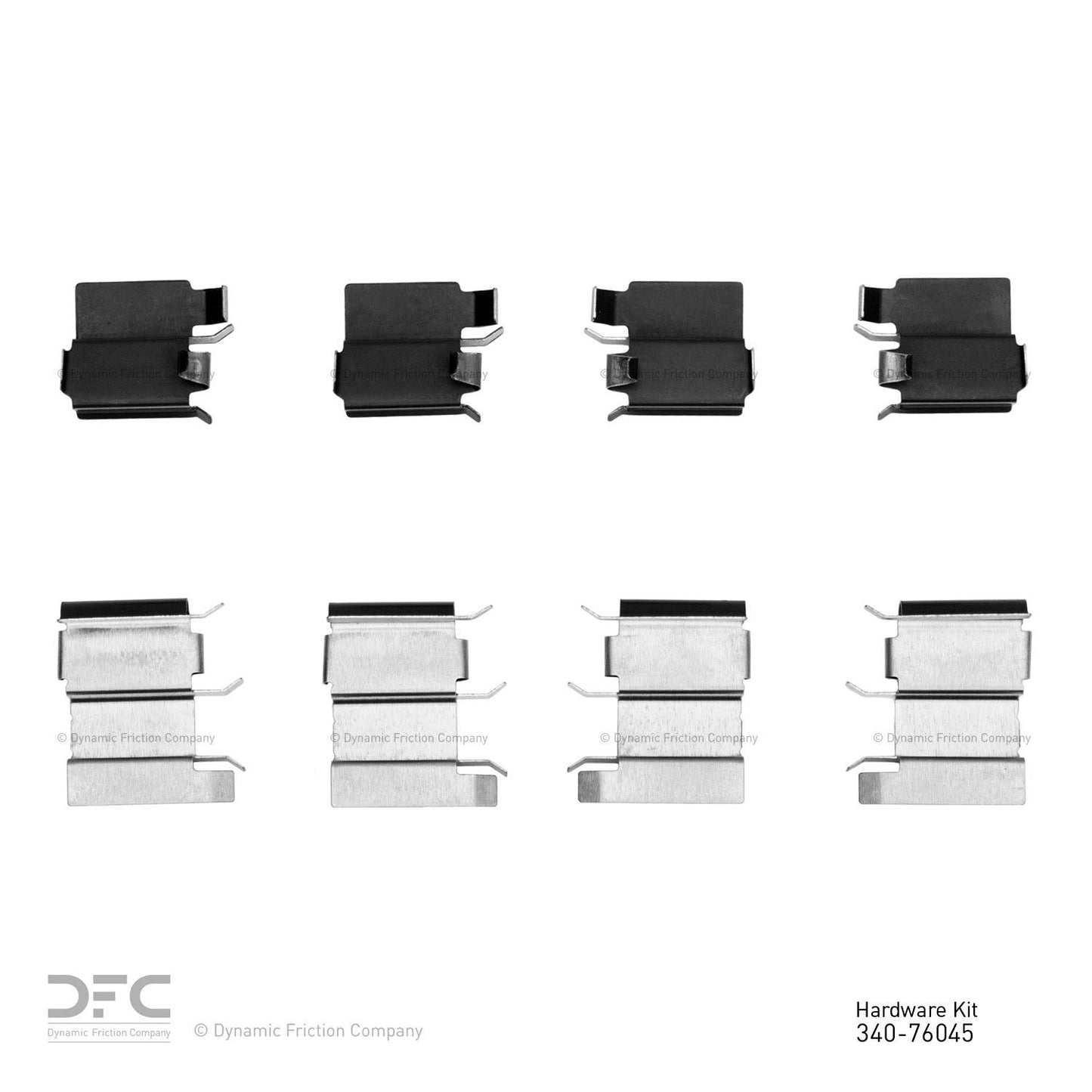 Dynamic Friction Company Disc Brake Hardware Kit 340-76045