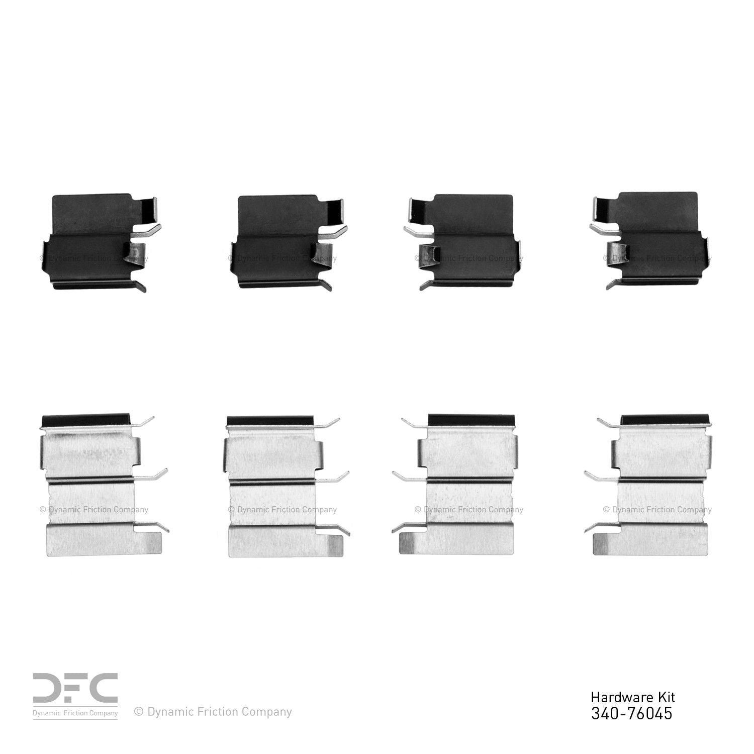 Dynamic Friction Company Disc Brake Hardware Kit 340-76045