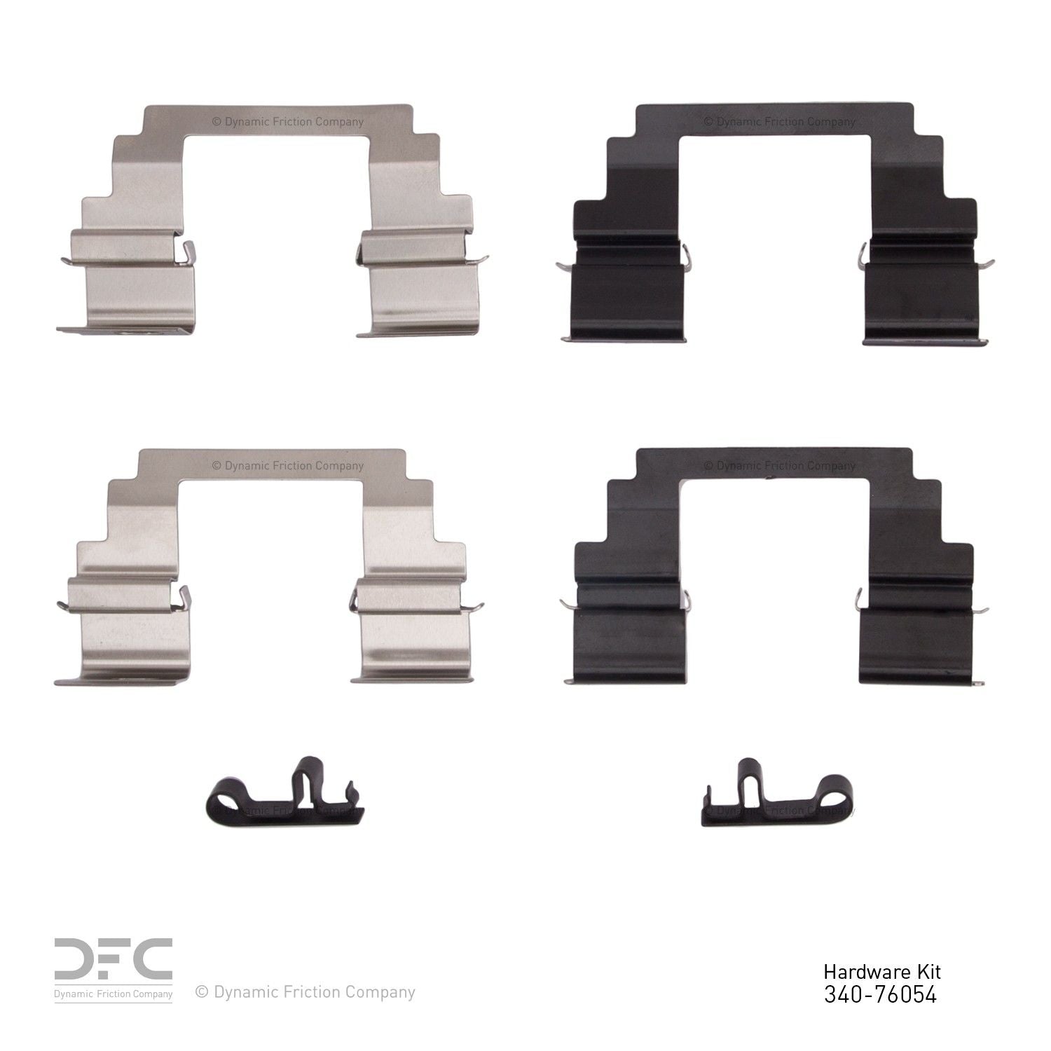 Dynamic Friction Company Disc Brake Hardware Kit 340-76054