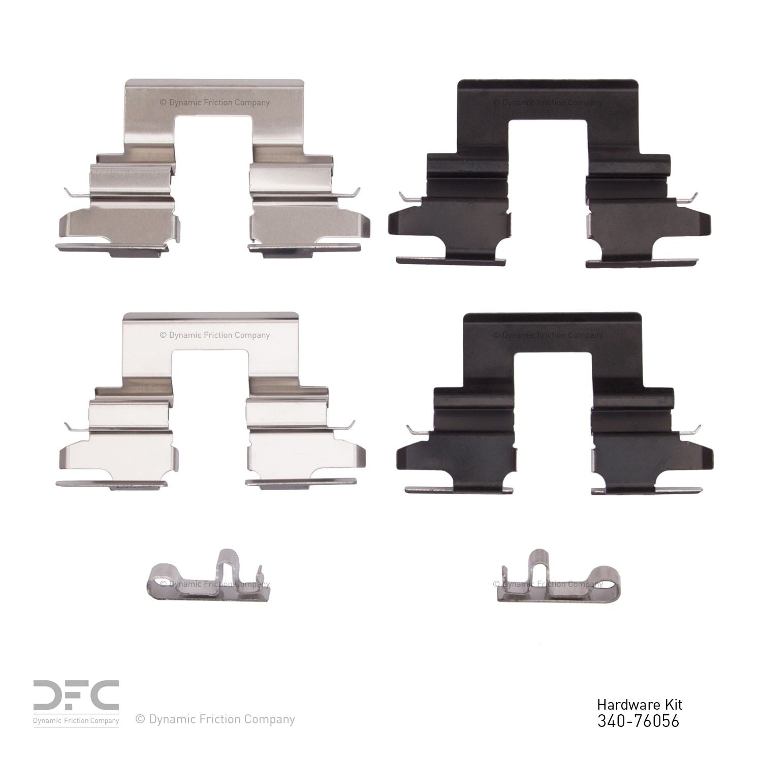 Dynamic Friction Company Disc Brake Hardware Kit 340-76056