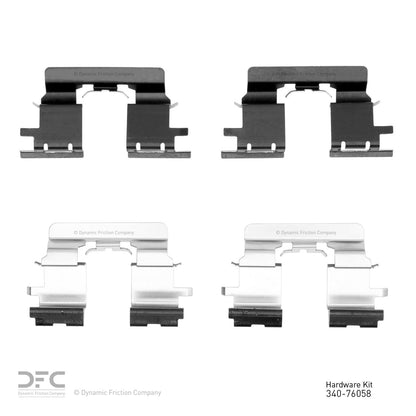 Dynamic Friction Company Disc Brake Hardware Kit 340-76058