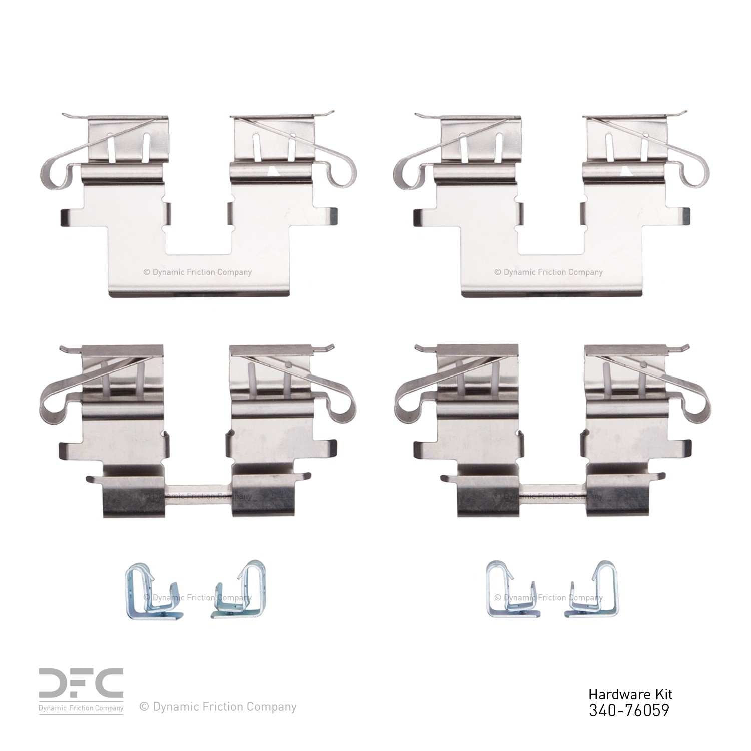 Dynamic Friction Company Disc Brake Hardware Kit 340-76059