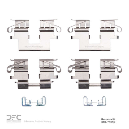 Dynamic Friction Company Disc Brake Hardware Kit 340-76059