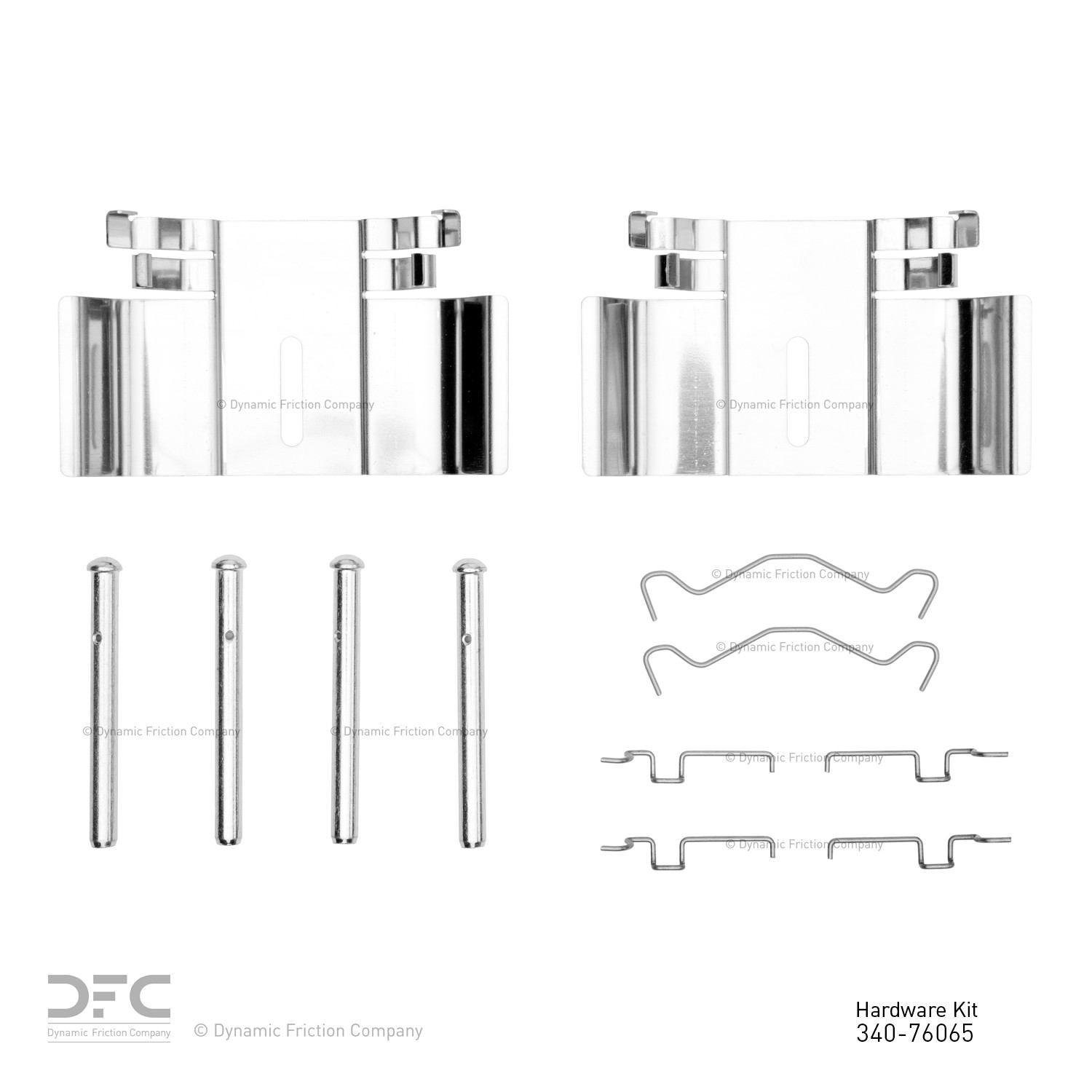 Dynamic Friction Company Disc Brake Hardware Kit 340-76065