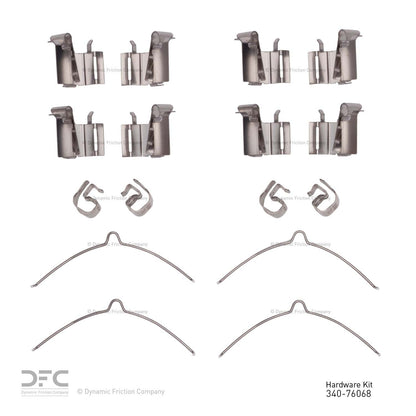 Dynamic Friction Company Disc Brake Hardware Kit 340-76068