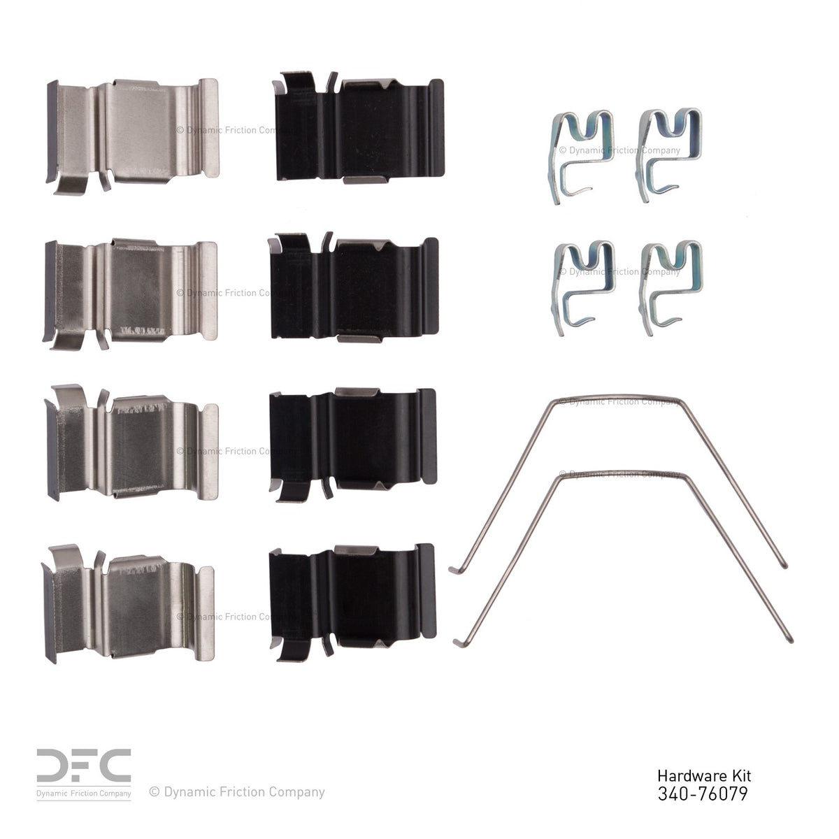 Dynamic Friction Company Disc Brake Hardware Kit 340-76079