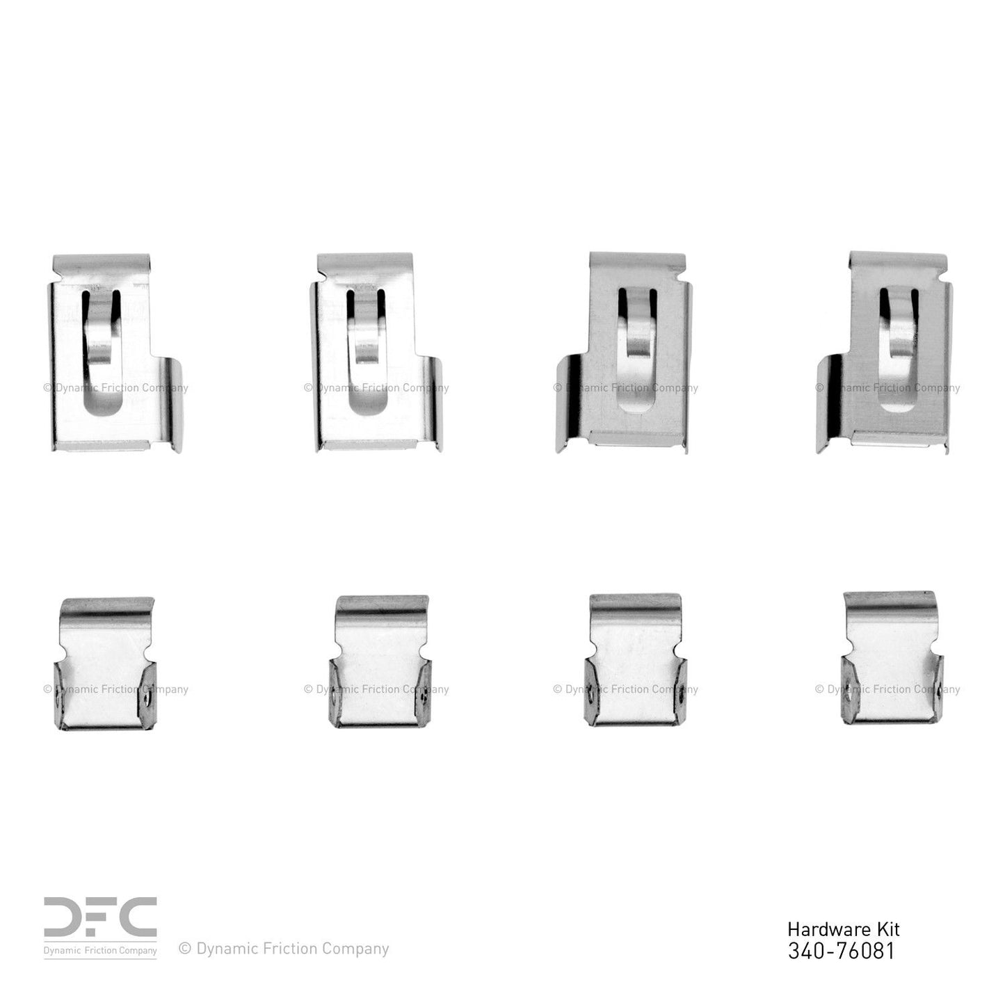 Dynamic Friction Company Disc Brake Hardware Kit 340-76081