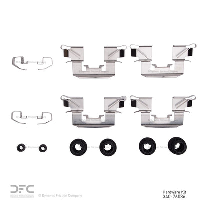 Dynamic Friction Company Disc Brake Hardware Kit 340-76086