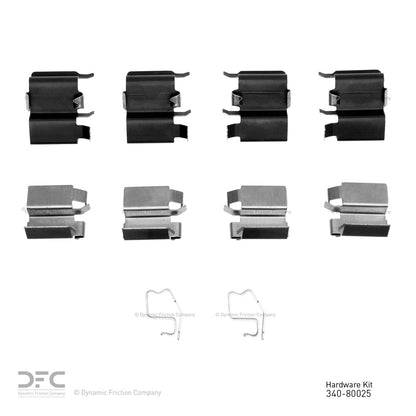 Dynamic Friction Company Disc Brake Hardware Kit 340-80025