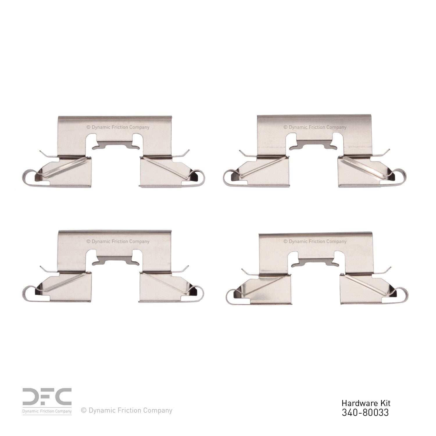Dynamic Friction Company Disc Brake Hardware Kit 340-80033