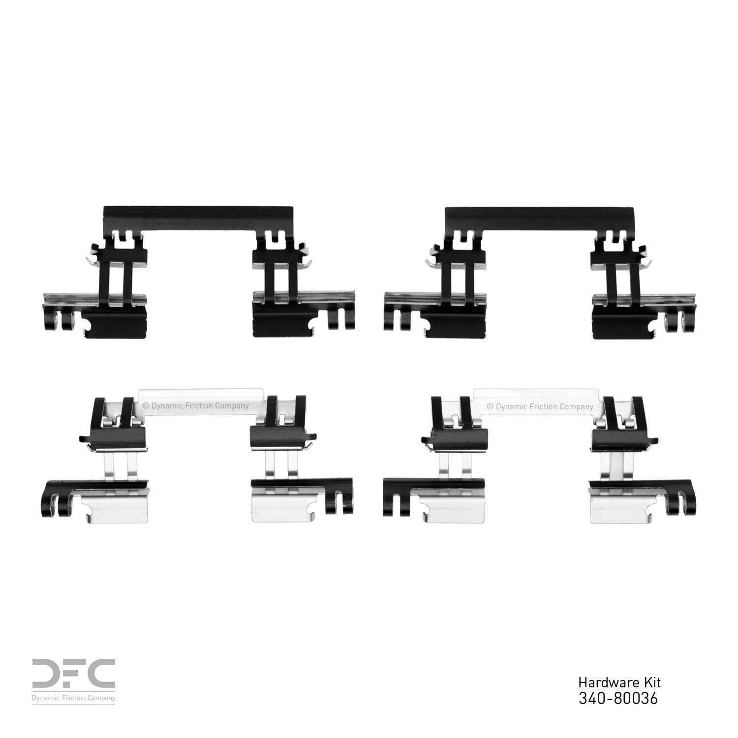Dynamic Friction Company Disc Brake Hardware Kit 340-80036
