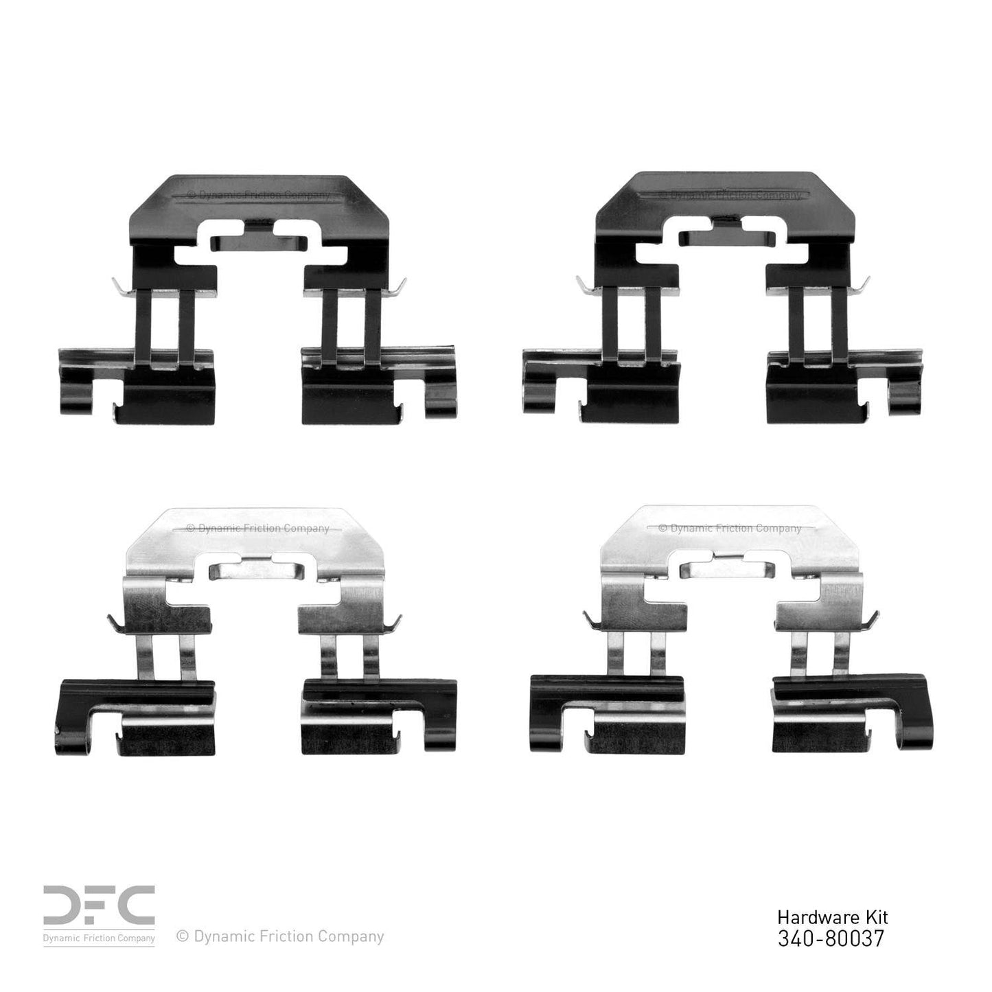 Dynamic Friction Company Disc Brake Hardware Kit 340-80037