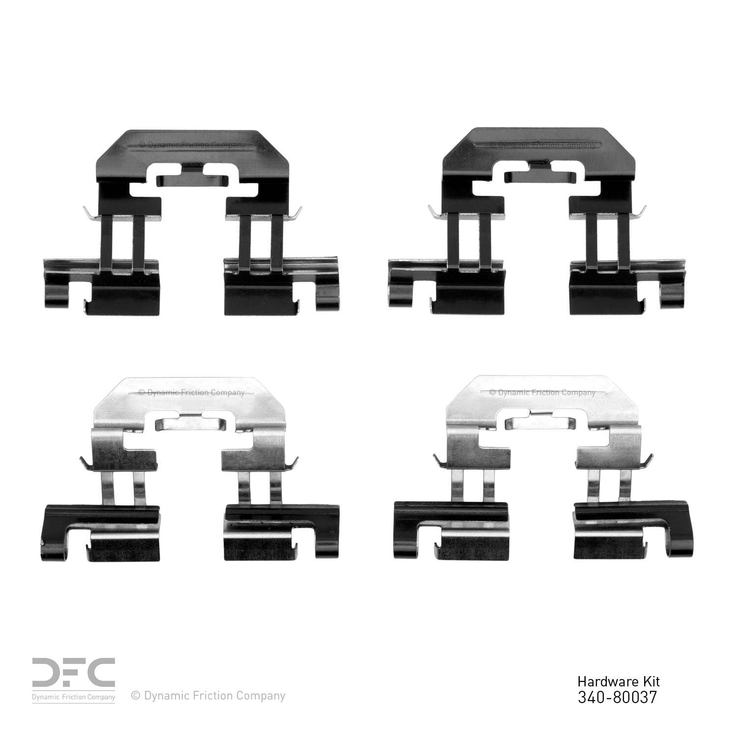 Dynamic Friction Company Disc Brake Hardware Kit 340-80037