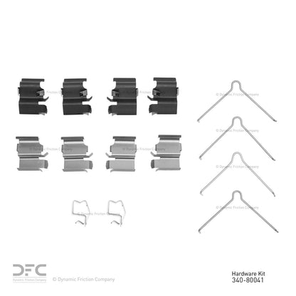 Dynamic Friction Company Disc Brake Hardware Kit 340-80041