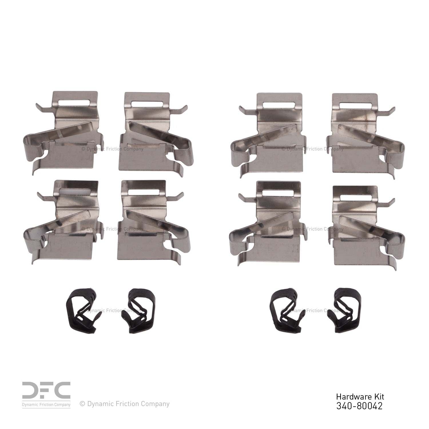 Dynamic Friction Company Disc Brake Hardware Kit 340-80042