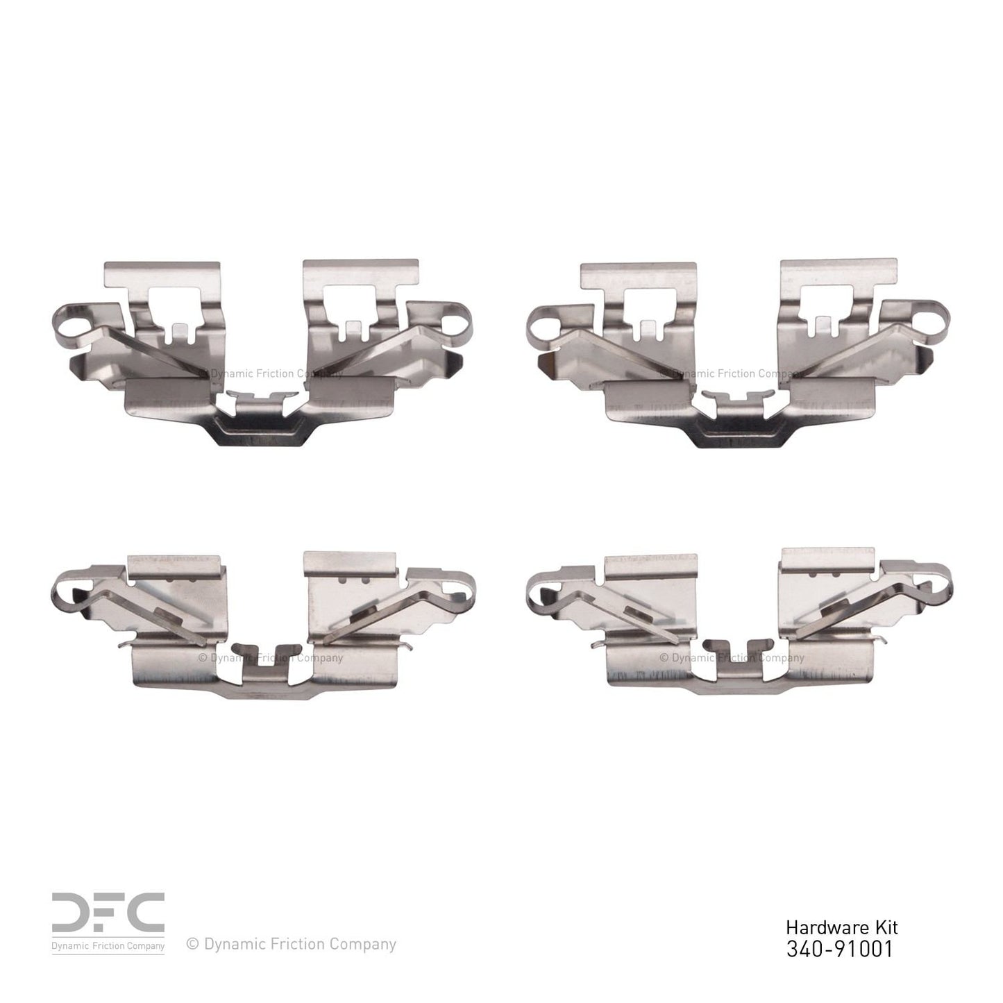 Dynamic Friction Company Disc Brake Hardware Kit 340-91001