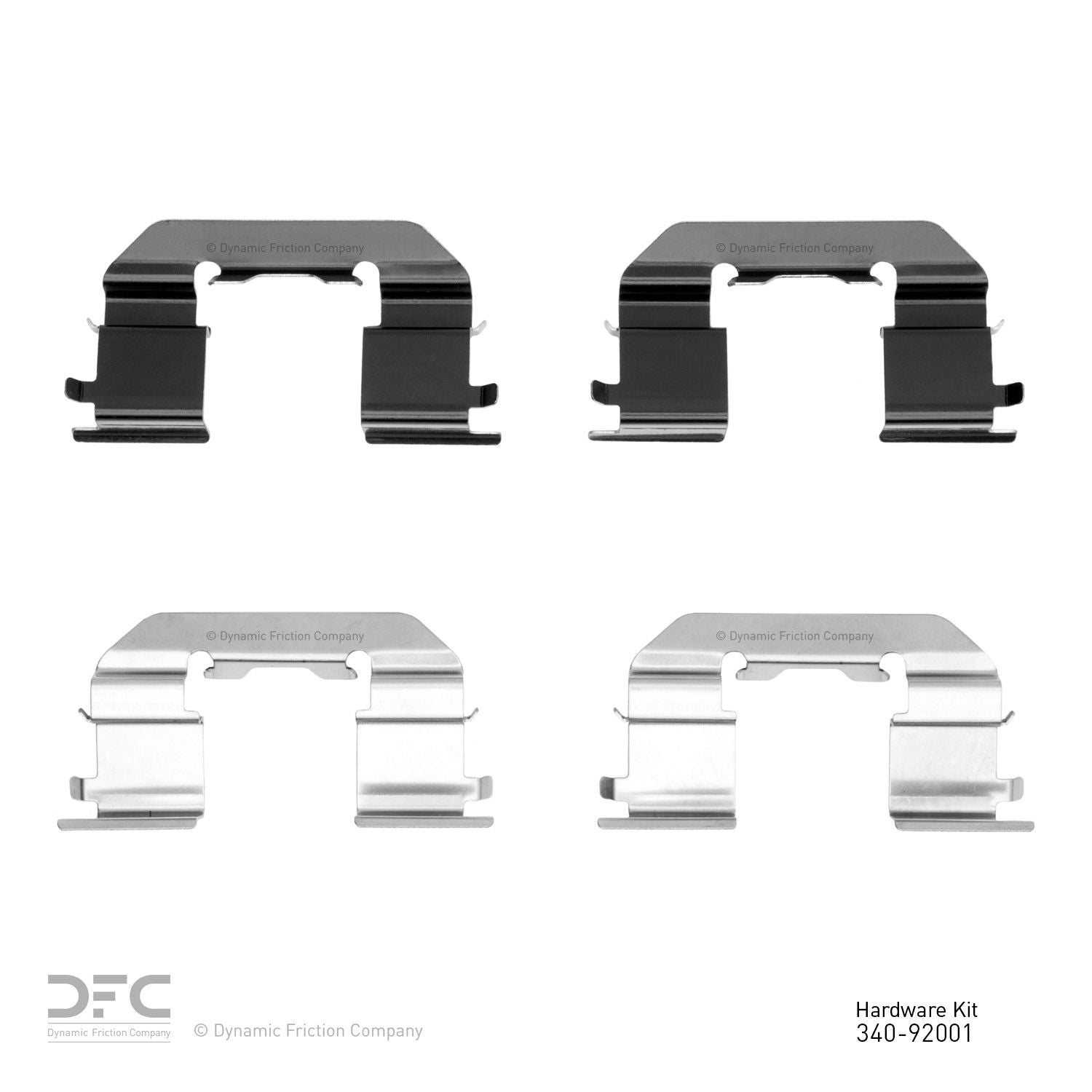 Dynamic Friction Company Disc Brake Hardware Kit 340-92001