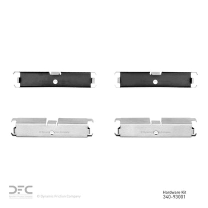 Dynamic Friction Company Disc Brake Hardware Kit 340-93001