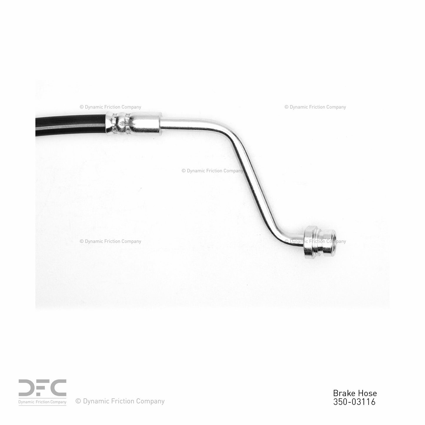 Dynamic Friction Company Brake Hydraulic Hose 350-03116