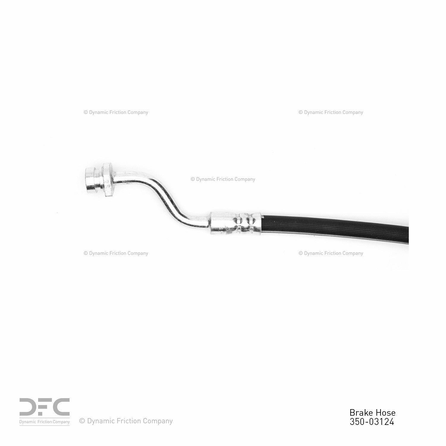 Dynamic Friction Company Brake Hydraulic Hose 350-03124