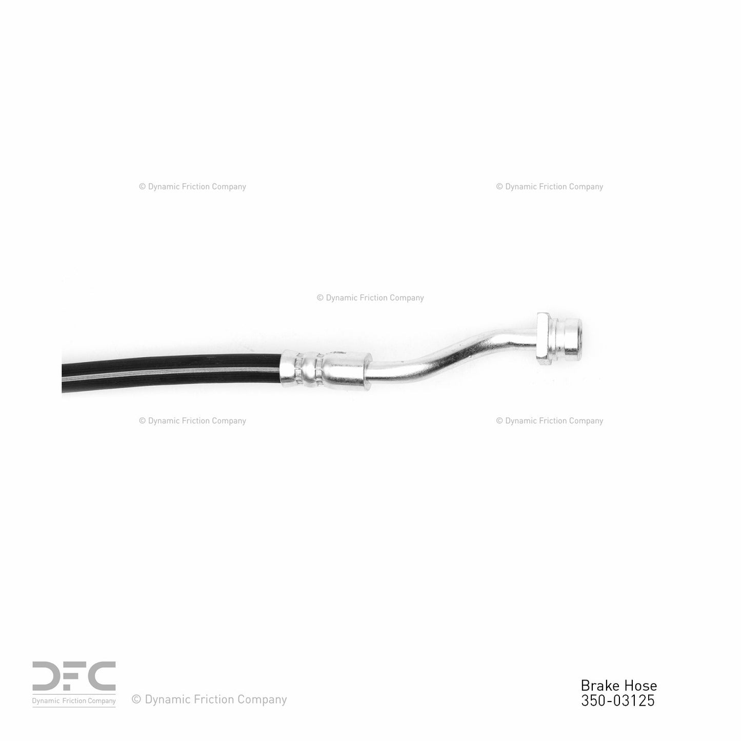 Dynamic Friction Company Brake Hydraulic Hose 350-03125