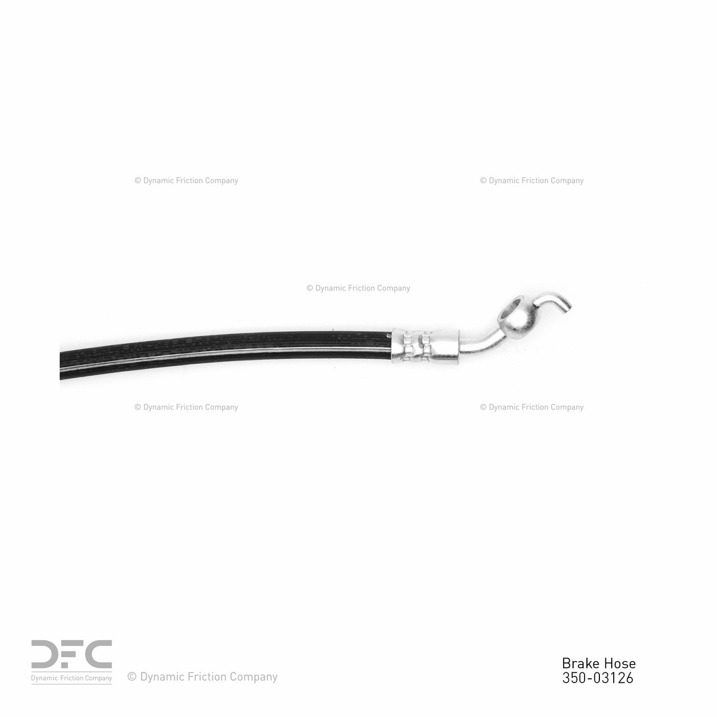 Dynamic Friction Company Brake Hydraulic Hose 350-03126