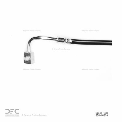 Dynamic Friction Company Brake Hydraulic Hose 350-40316