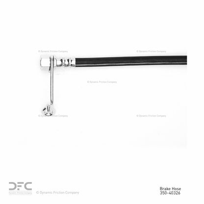 Dynamic Friction Company Brake Hydraulic Hose 350-40326