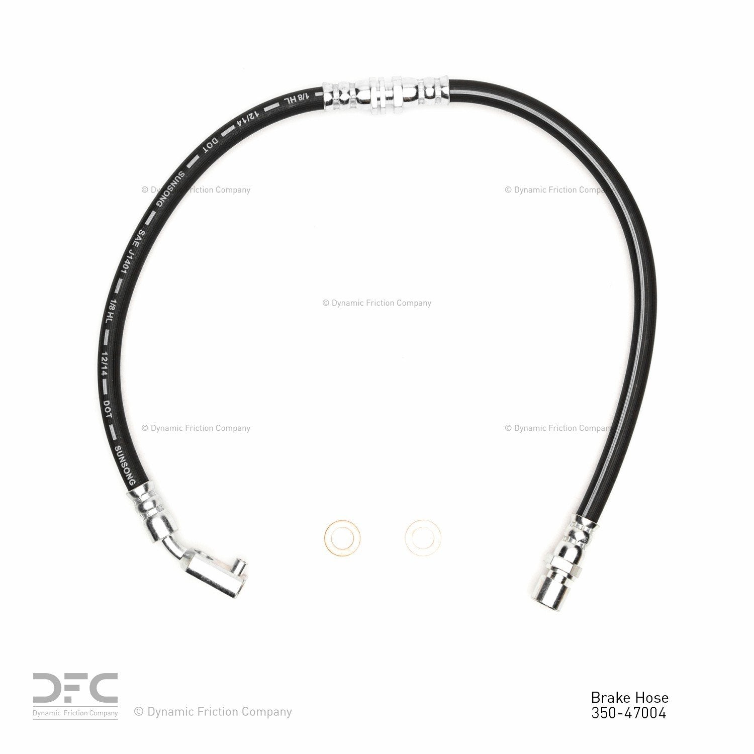 Dynamic Friction Company Brake Hydraulic Hose 350-47004