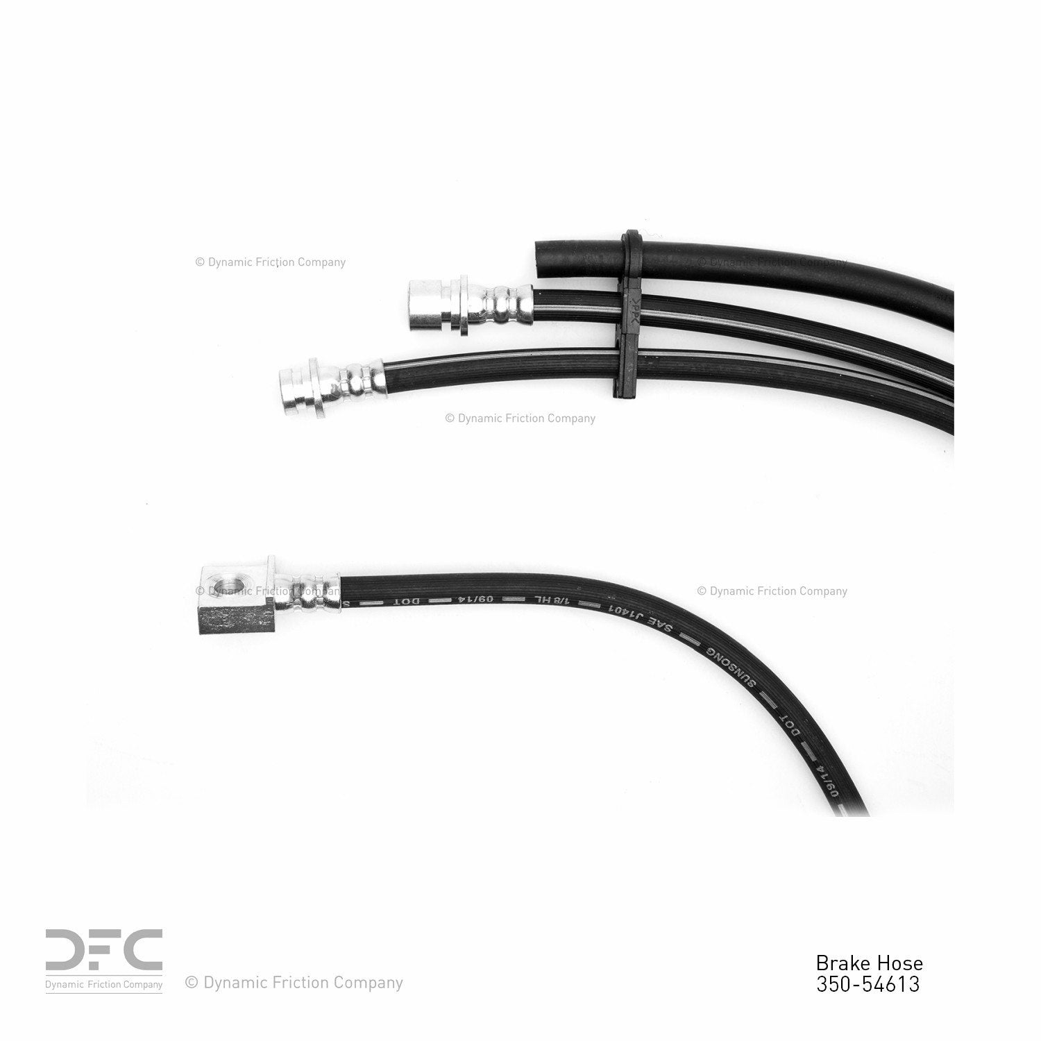 Dynamic Friction Company Brake Hydraulic Hose 350-54613