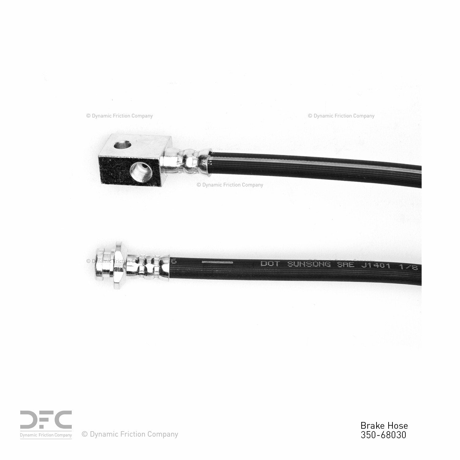 Dynamic Friction Company Brake Hydraulic Hose 350-68030