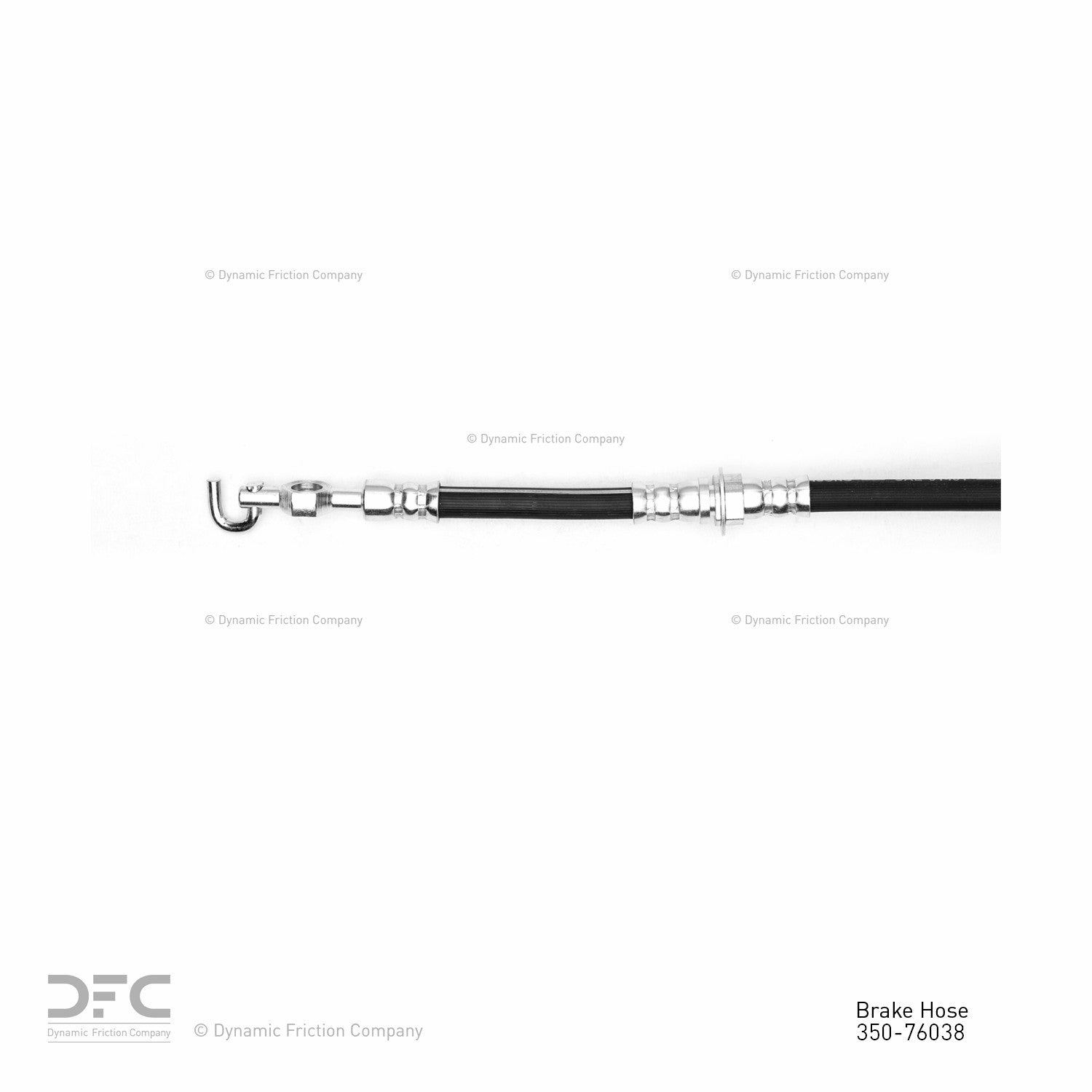 Dynamic Friction Company Brake Hydraulic Hose 350-76038