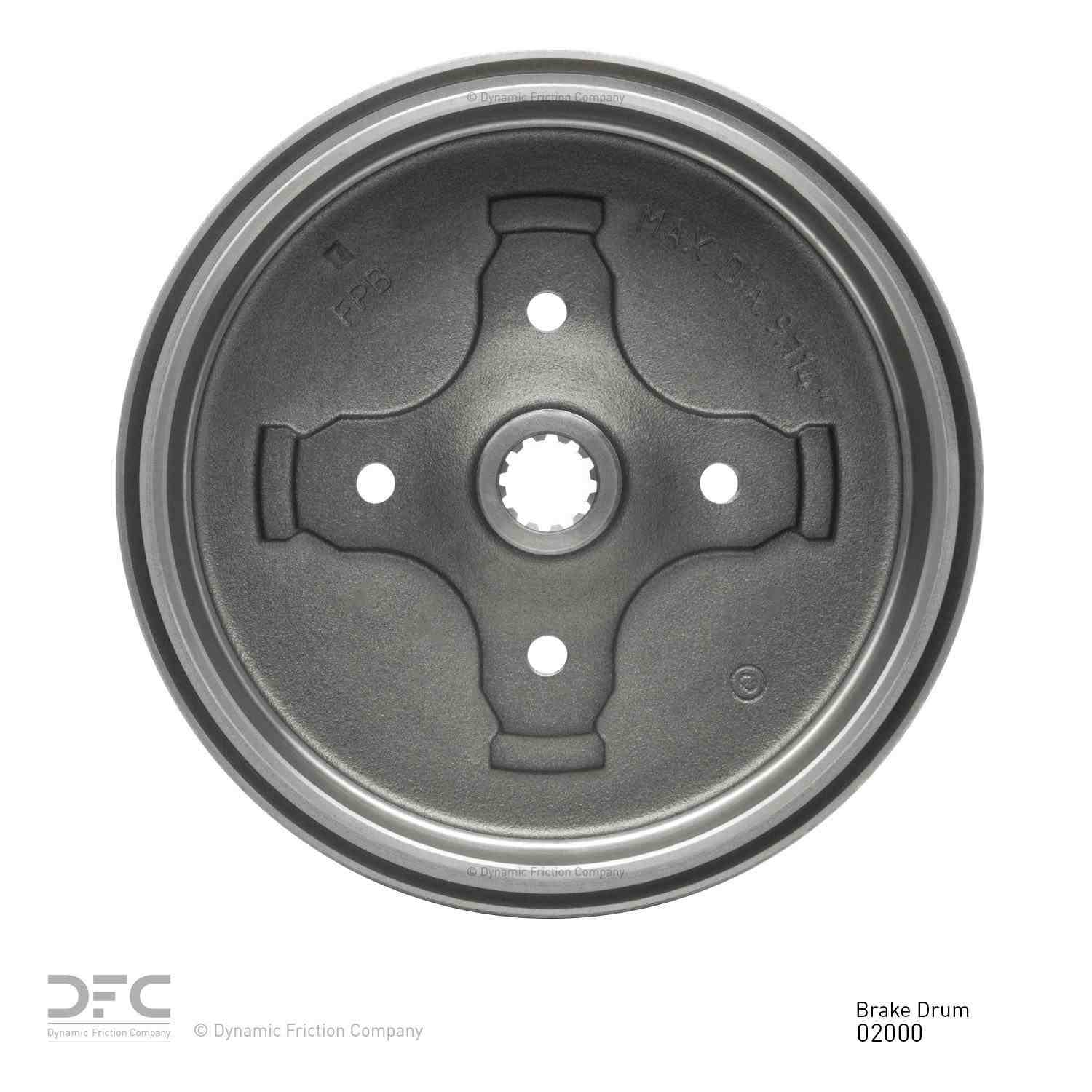 Dynamic Friction Company Brake Drum 365-02000
