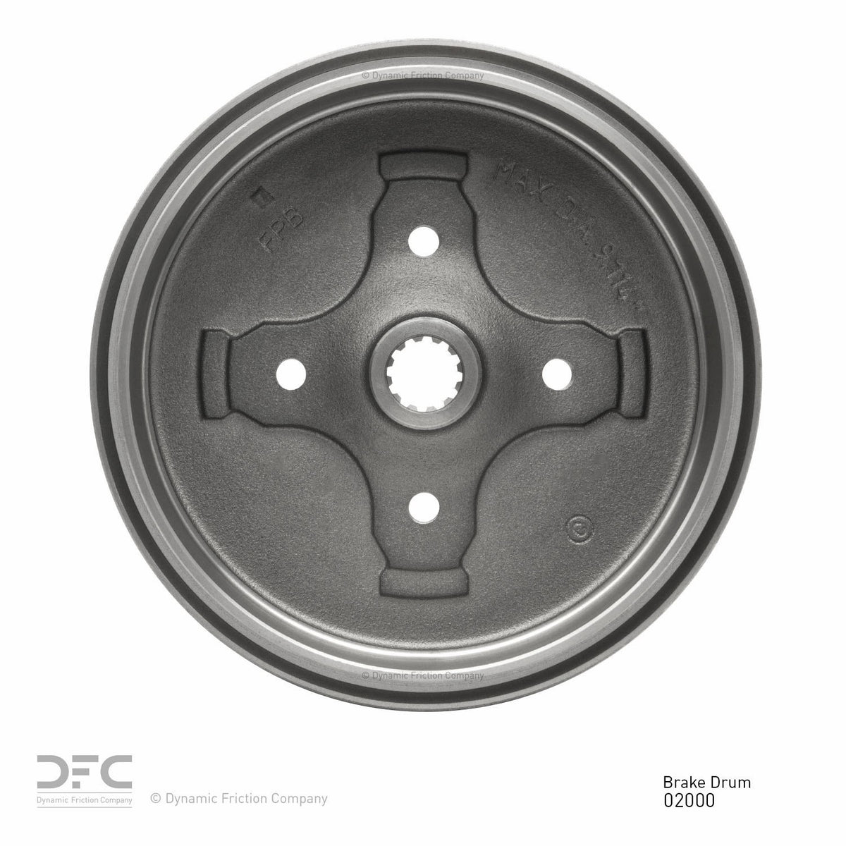 Dynamic Friction Company Brake Drum 365-02000