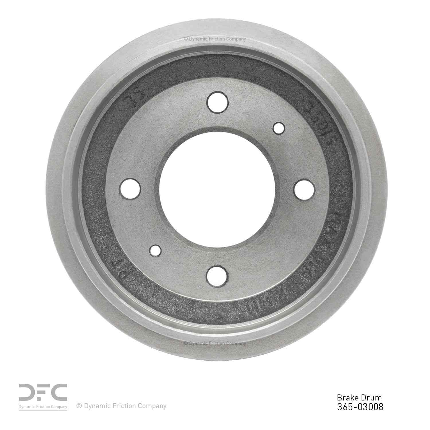 Dynamic Friction Company Brake Drum 365-03008