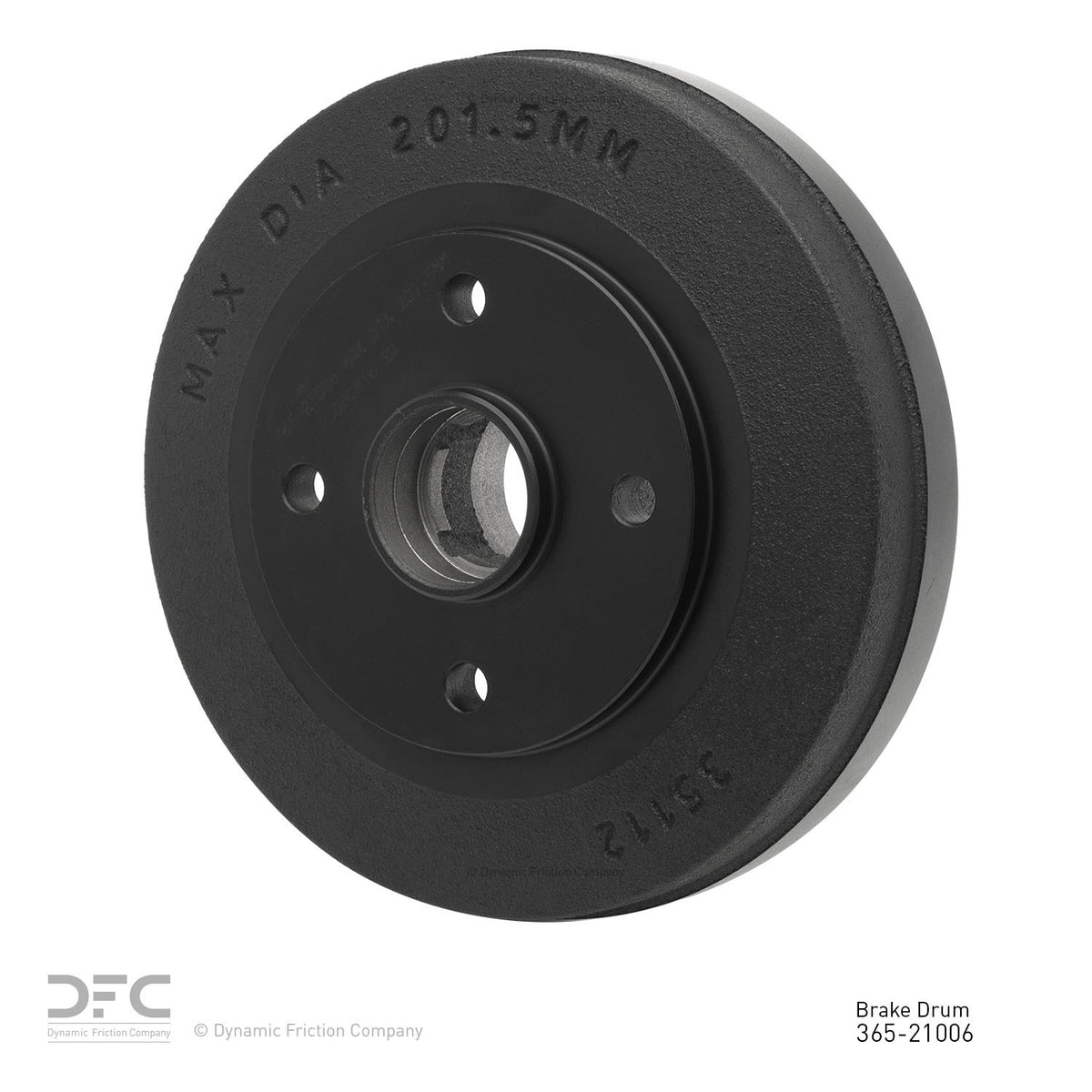 Dynamic Friction Company Brake Drum 365-21006