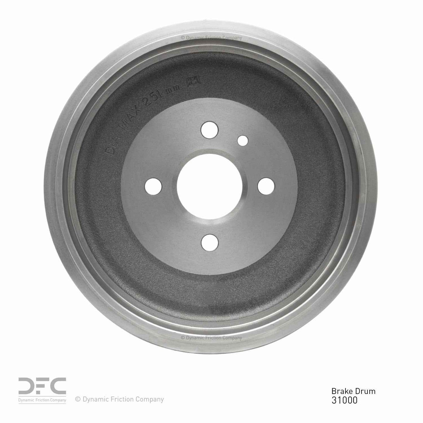 Dynamic Friction Company Brake Drum 365-31000