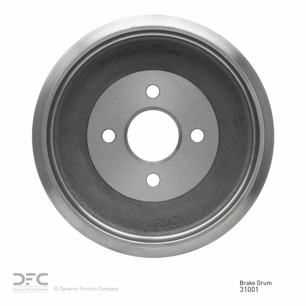 DFC 69-76 BMW 02 Rear True Balanced Brake Drum 365-31001