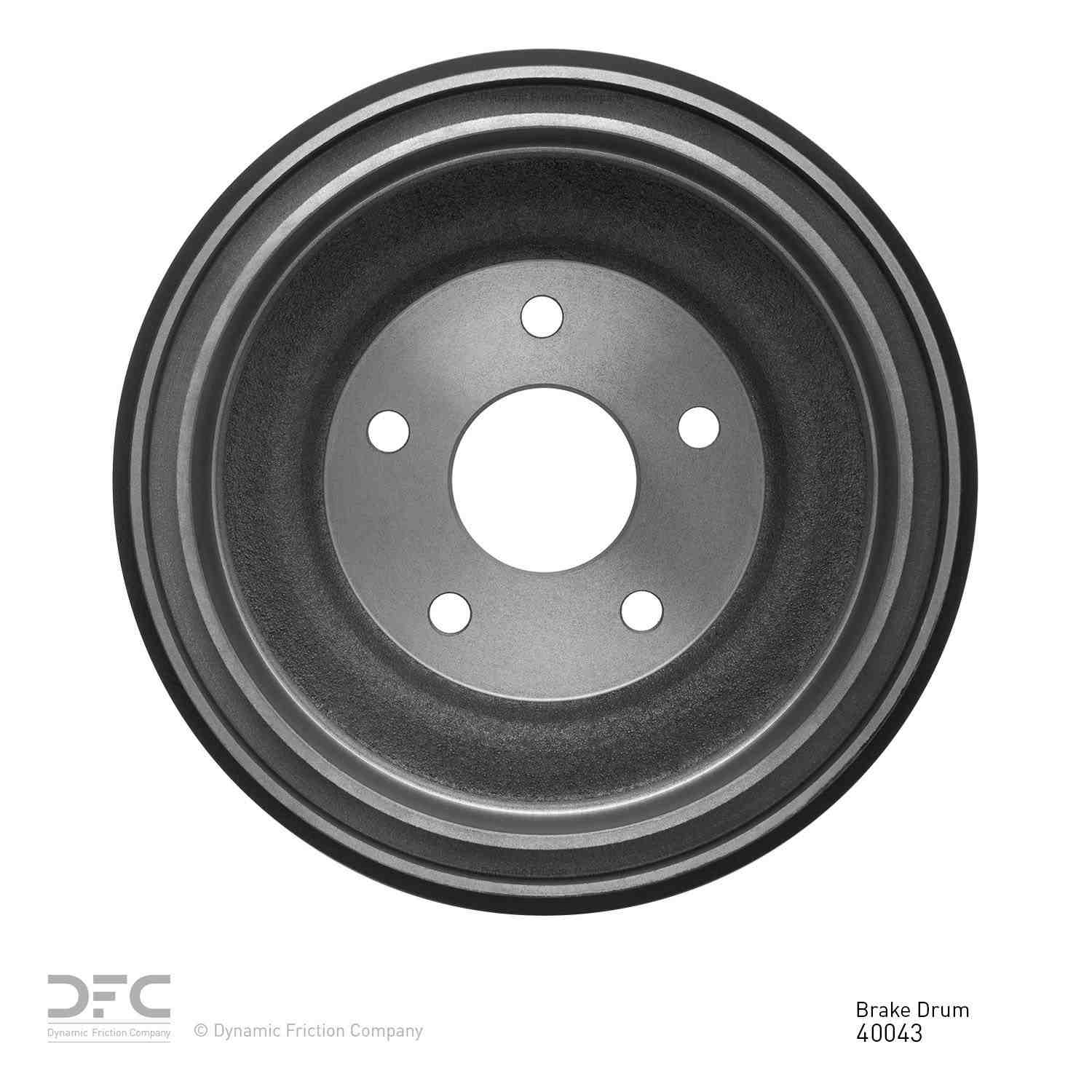Dynamic Friction Company Brake Drum 365-40043