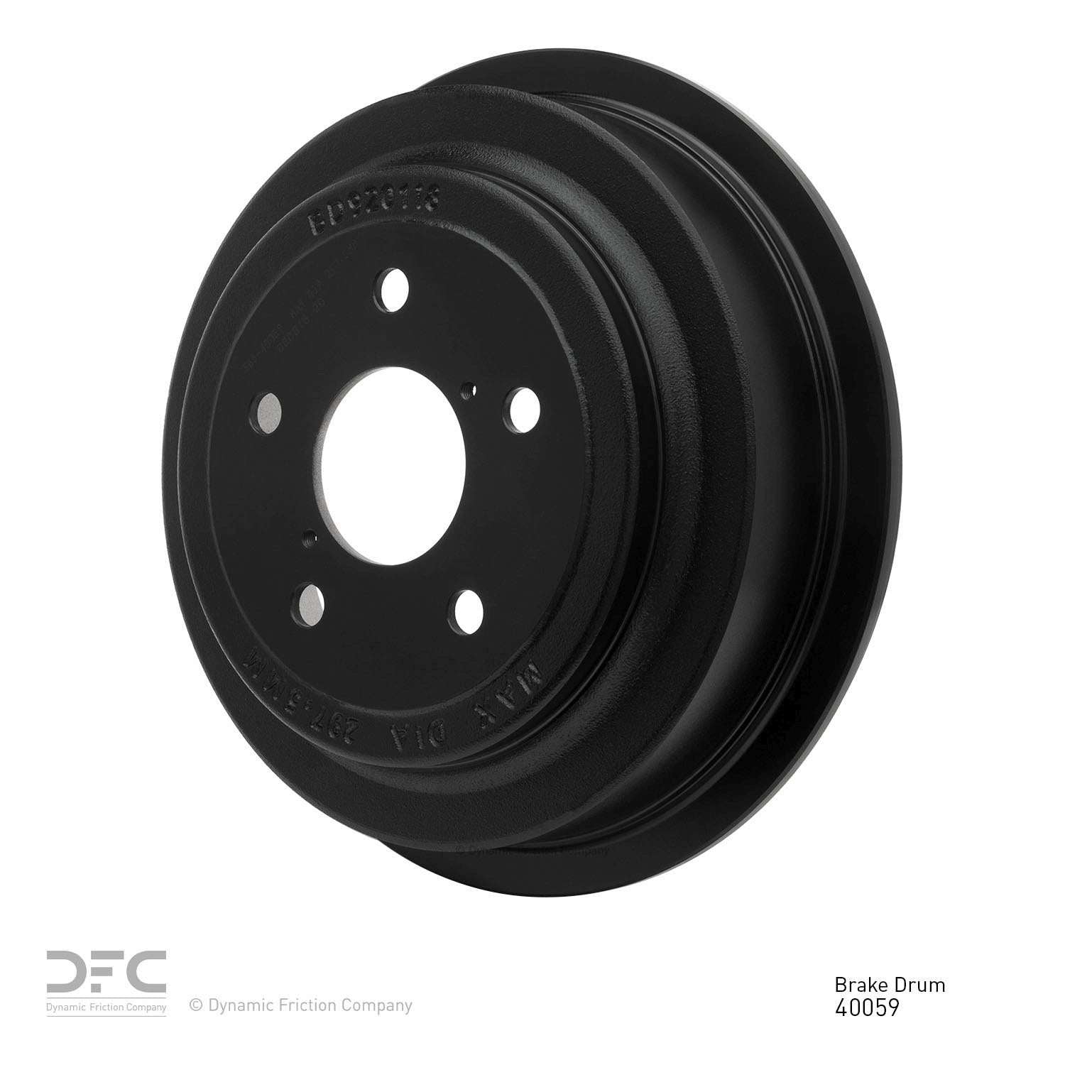 Dynamic Friction Company Brake Drum 365-40059