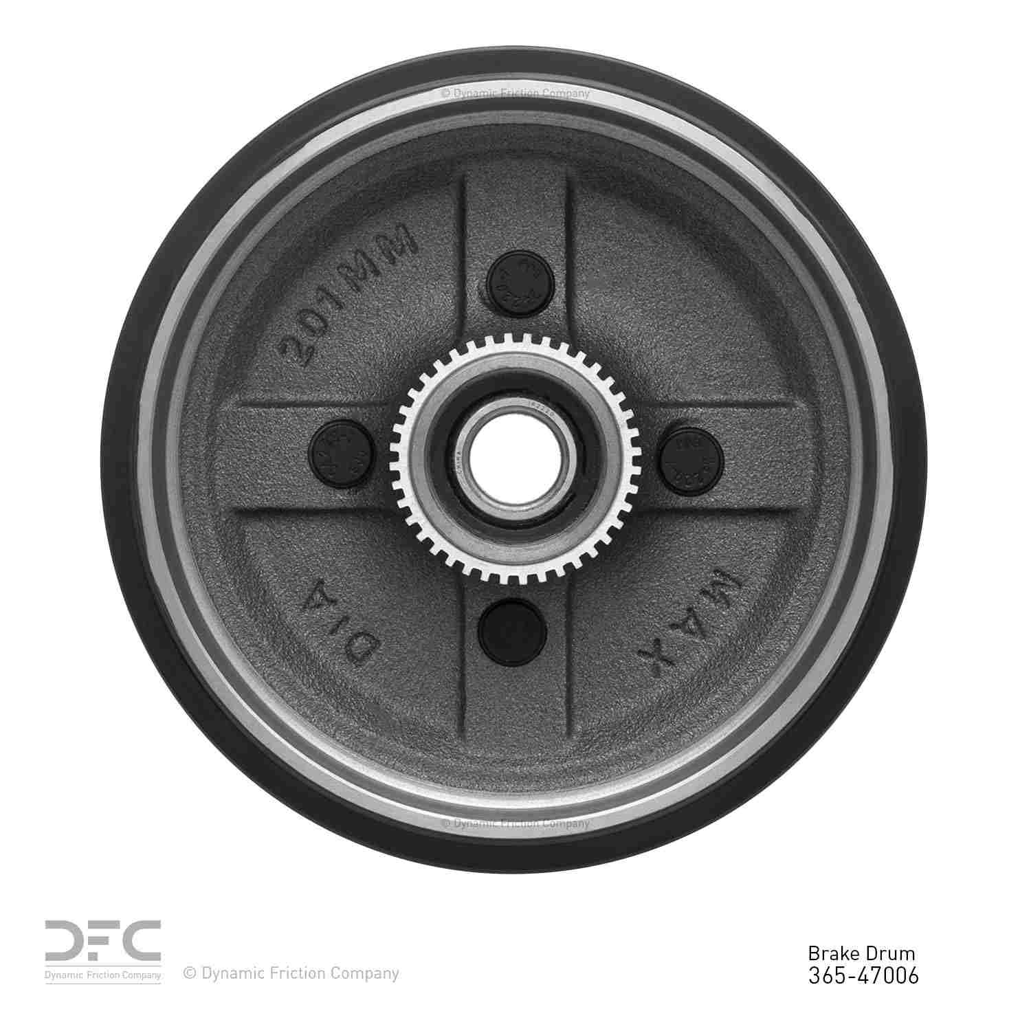 Dynamic Friction Company Brake Drum 365-47006