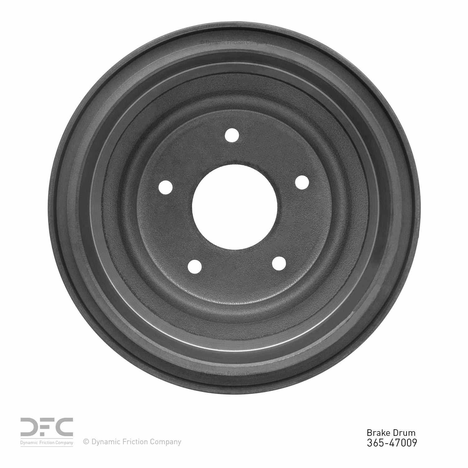 Dynamic Friction Company Brake Drum 365-47009