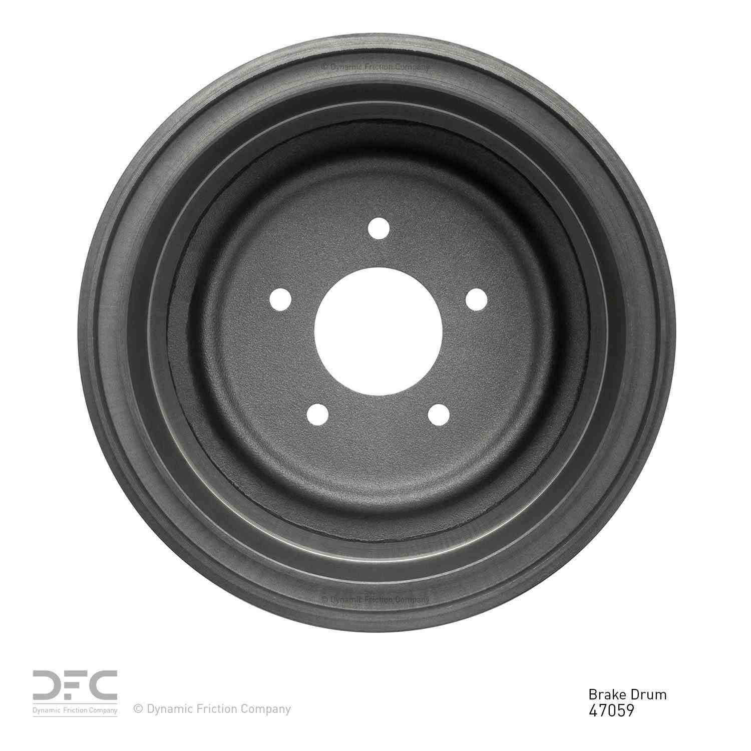 Dynamic Friction Company Brake Drum 365-47059