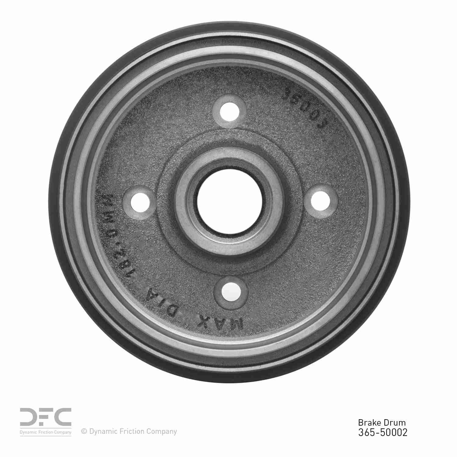 Dynamic Friction Company Brake Drum 365-50002