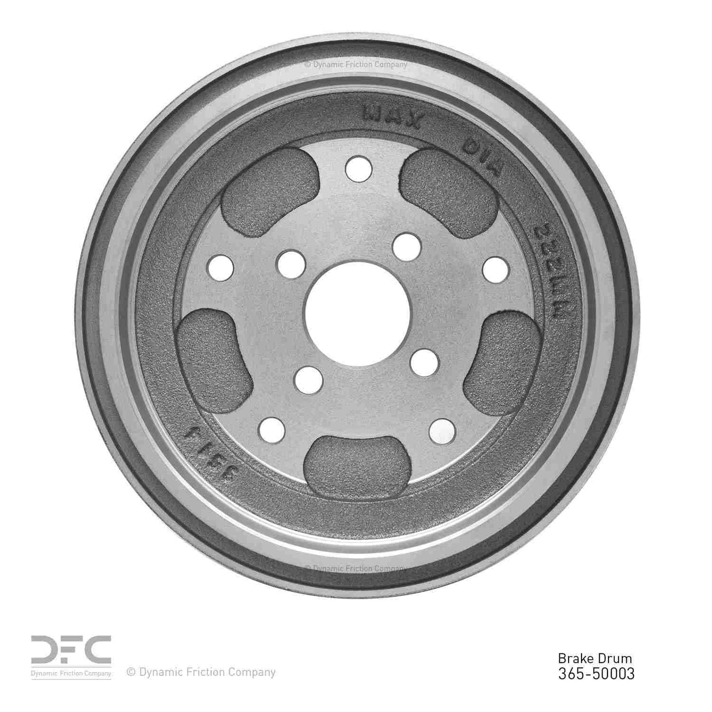 Dynamic Friction Company Brake Drum 365-50003