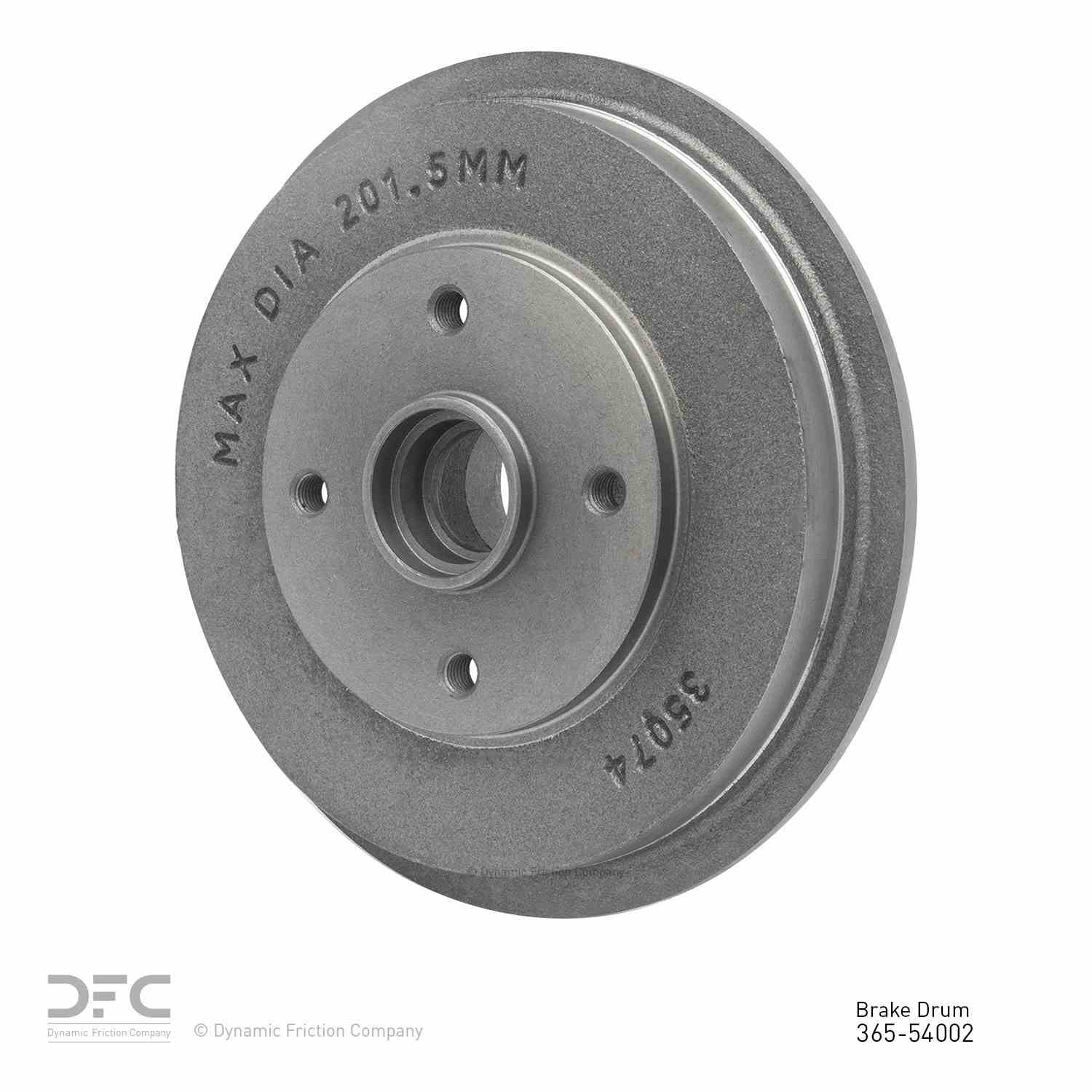 Dynamic Friction Company Brake Drum 365-54002