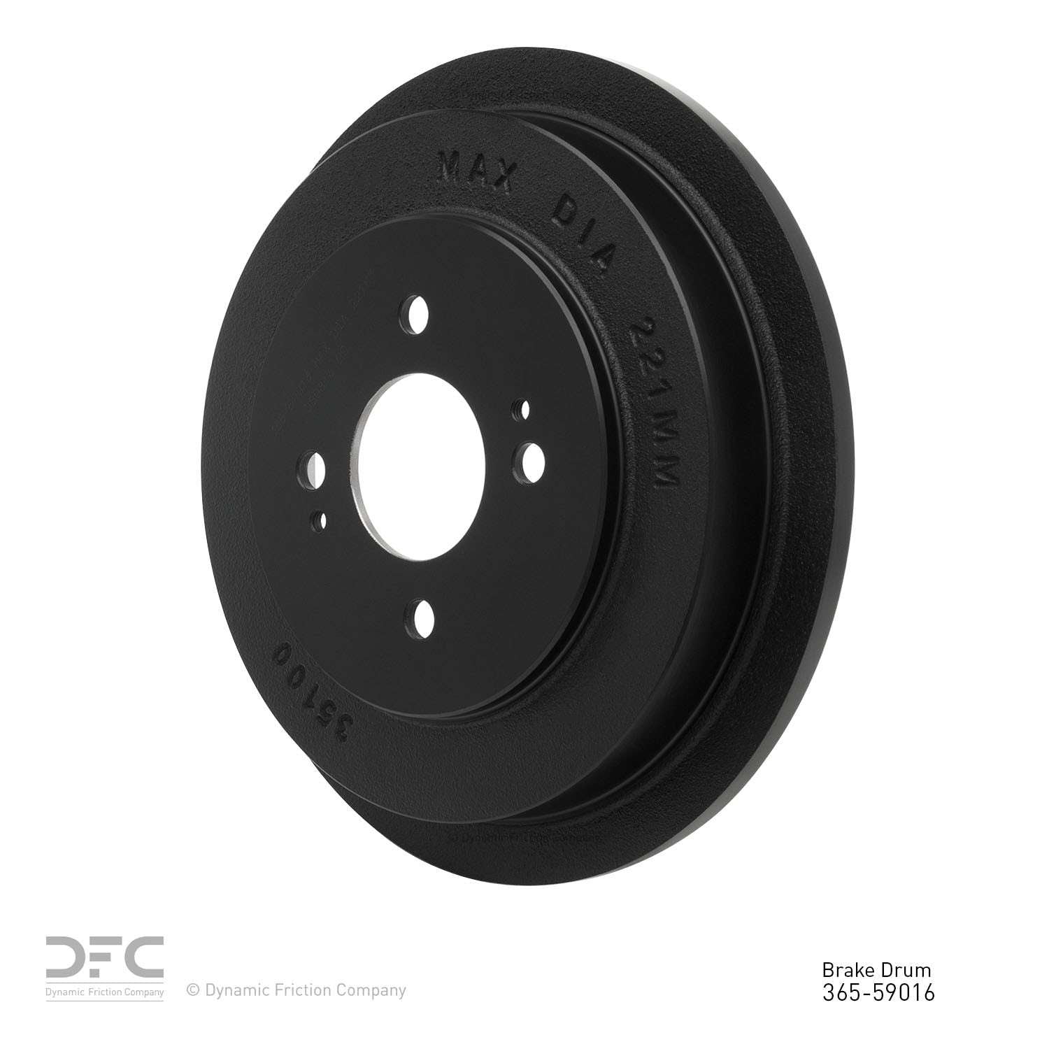 Dynamic Friction Company Brake Drum 365-59016