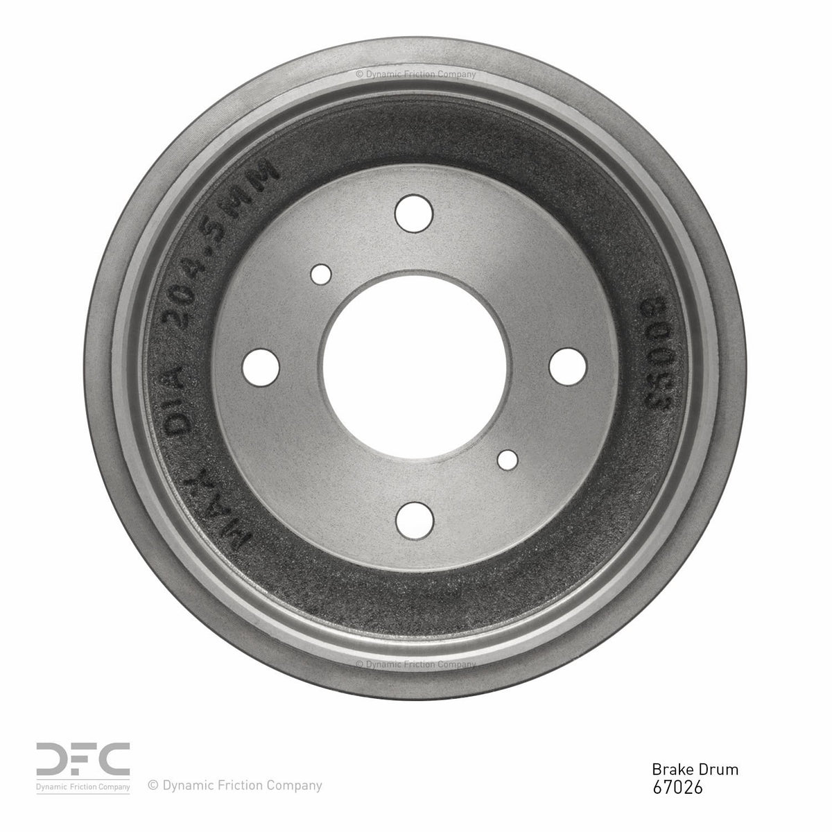 Dynamic Friction Company Brake Drum 365-67026
