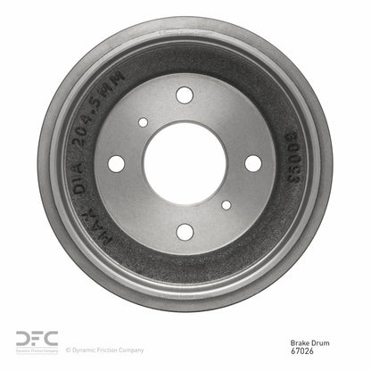 Dynamic Friction Company Brake Drum 365-67026